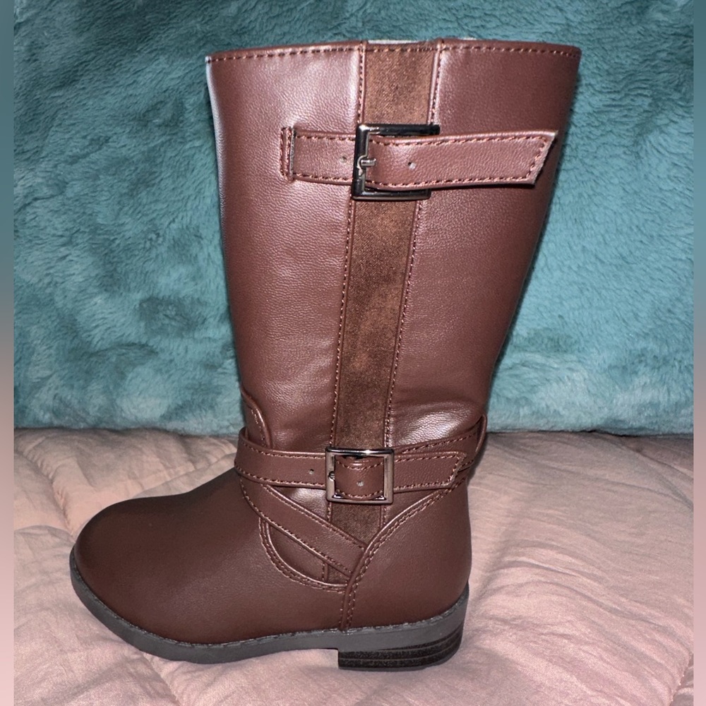 LIKE NEW! Brown Baby/Toddler Riding Boots; Sz. 6